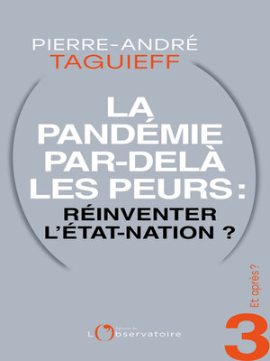 cover image of Et après ? #3 La Pandémie par-delà les peurs